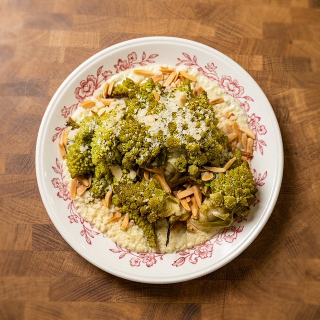 Roasted Romanesco.